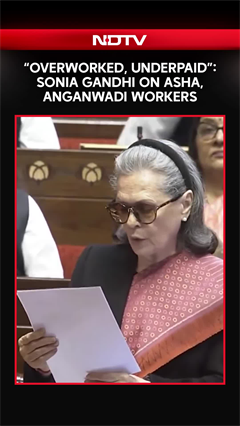 Video: Sonia Gandhi Speech Today | “Overworked, Underpaid”: Sonia Gandhi on ASHA, Anganwadi Workers
