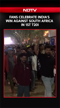 Fans Celebrate India's Win Against South Africa In 1st T20I