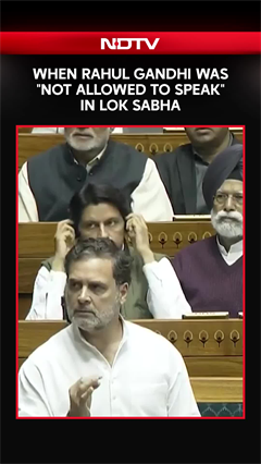 I Am Not Being Allowed To Speak: Rahul Gandhi Alleges In Lok Sabha