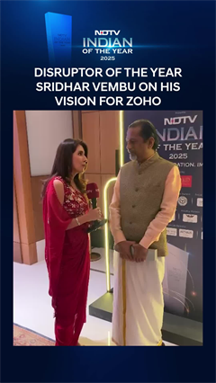 Sridhar Vembu, NDTV Disruptor Of The Year, On His Vision For Zoho | NDTV Indian Of The Year