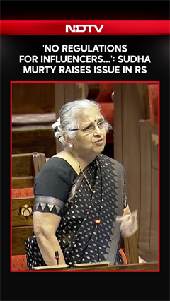 “Social Media In Like Knife…” MP Sudha Murty’s Warning In Rajya Sabha