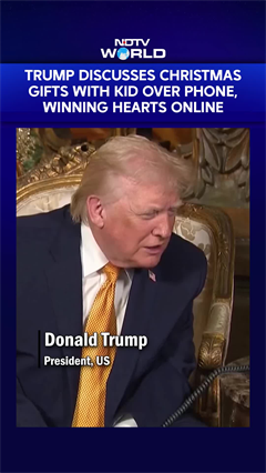 Christmas 2025 | Trump Discusses 'Christmas Gifts' With Kid Over Phone Call, Wins Hearts Online