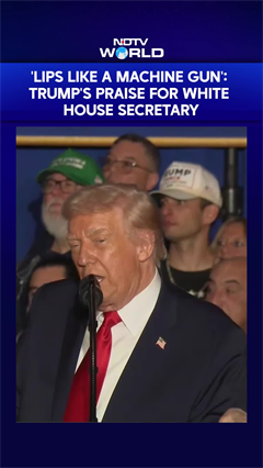 'Lips Like A Machine Gun': Trump's Praise For White House Secretary Karoline Leavitt