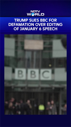 US President Donald Trump Sues BBC For $10 Billion Over Capitol Riot Edit