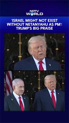 'Israel Might Not Exist Without Netanyahu As PM': Trump's Big Praise