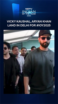 Vicky Kaushal, Aryan Khan Land In Delhi For #IOY2025