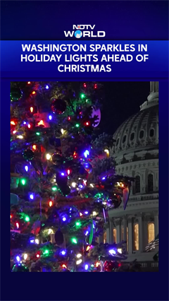 Washington Sparkles With Lights Ahead Of Christmas