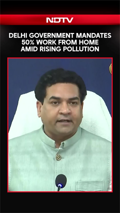 Video: Delhi Government Mandates 50% Work From Home Amid Rising Pollution