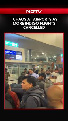 Chaos At Airports As More IndiGo Flights Cancelled