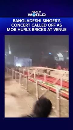 Video: Bangladeshi Singer's Concert Called Off As Mob Hurls Bricks At Venue