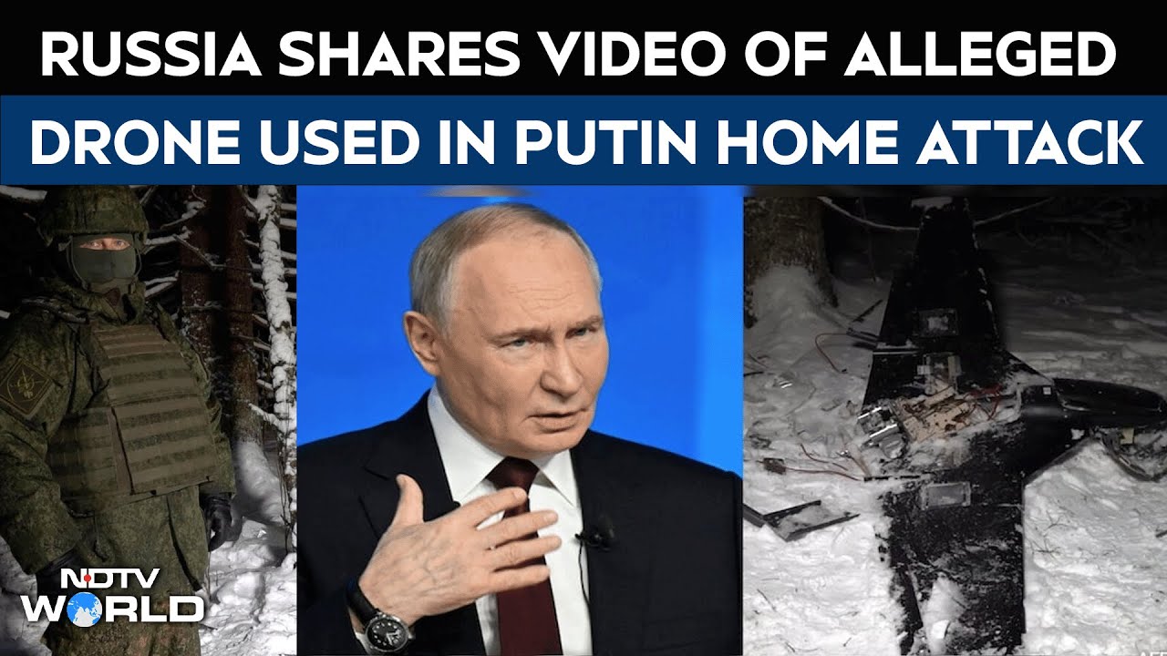 Russia Attack | Russia Releases Video Of Drone It Claims Was Used To Attack Putin's Home