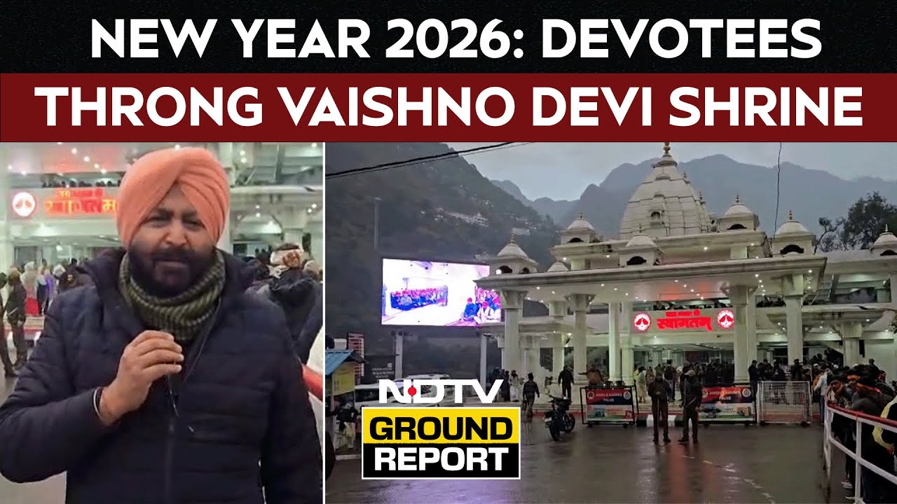 New Year 2026 | Devotees Throng Mata Vaishno Devi Shrine In Katra, Jammu