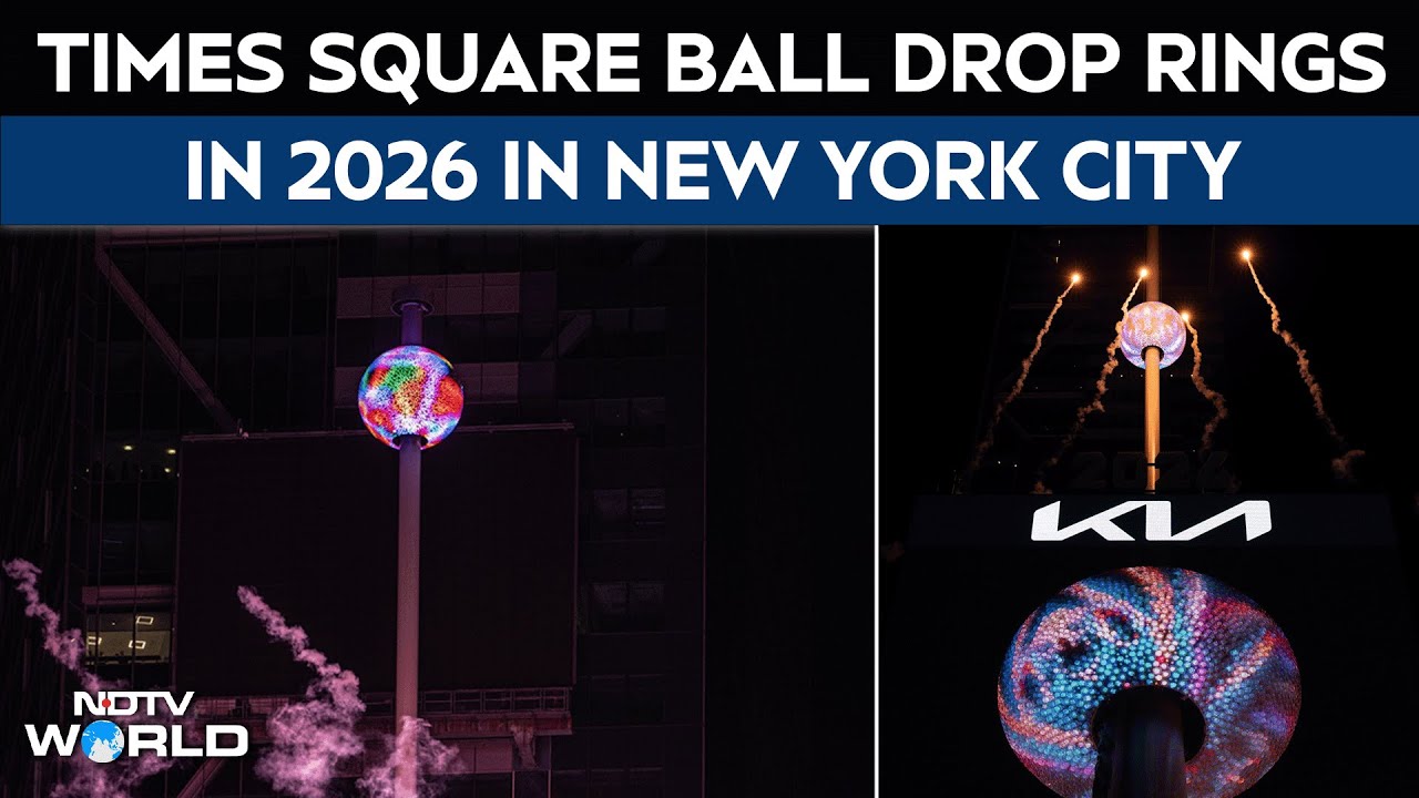 New York City |  Times Square Ball Drop Rings In 2026 In New York City