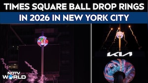 New York City |  Times Square Ball Drop Rings In 2026 In New York City