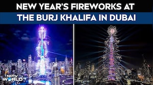 Dubai New Year 2026: Fireworks Display at the World's Tallest Building, Burj Khalifa