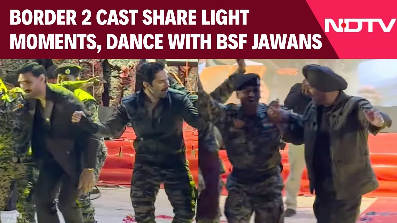 Border 2 Cast Shares Light Moment &amp; Dance With BSF Jawans During Song Launch