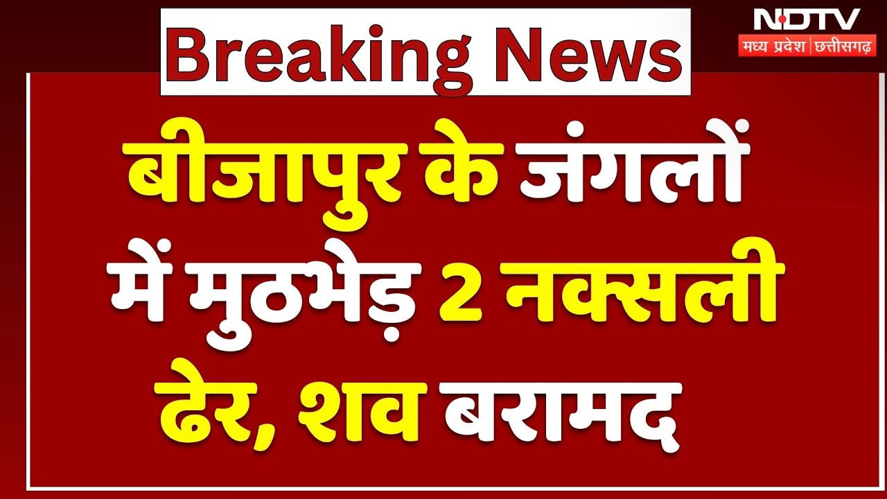 Naxal Encounter: Searching Operation के दौरान जवानों ने 2 Naxalites  को किया ढेर | Bijapur | CG News
