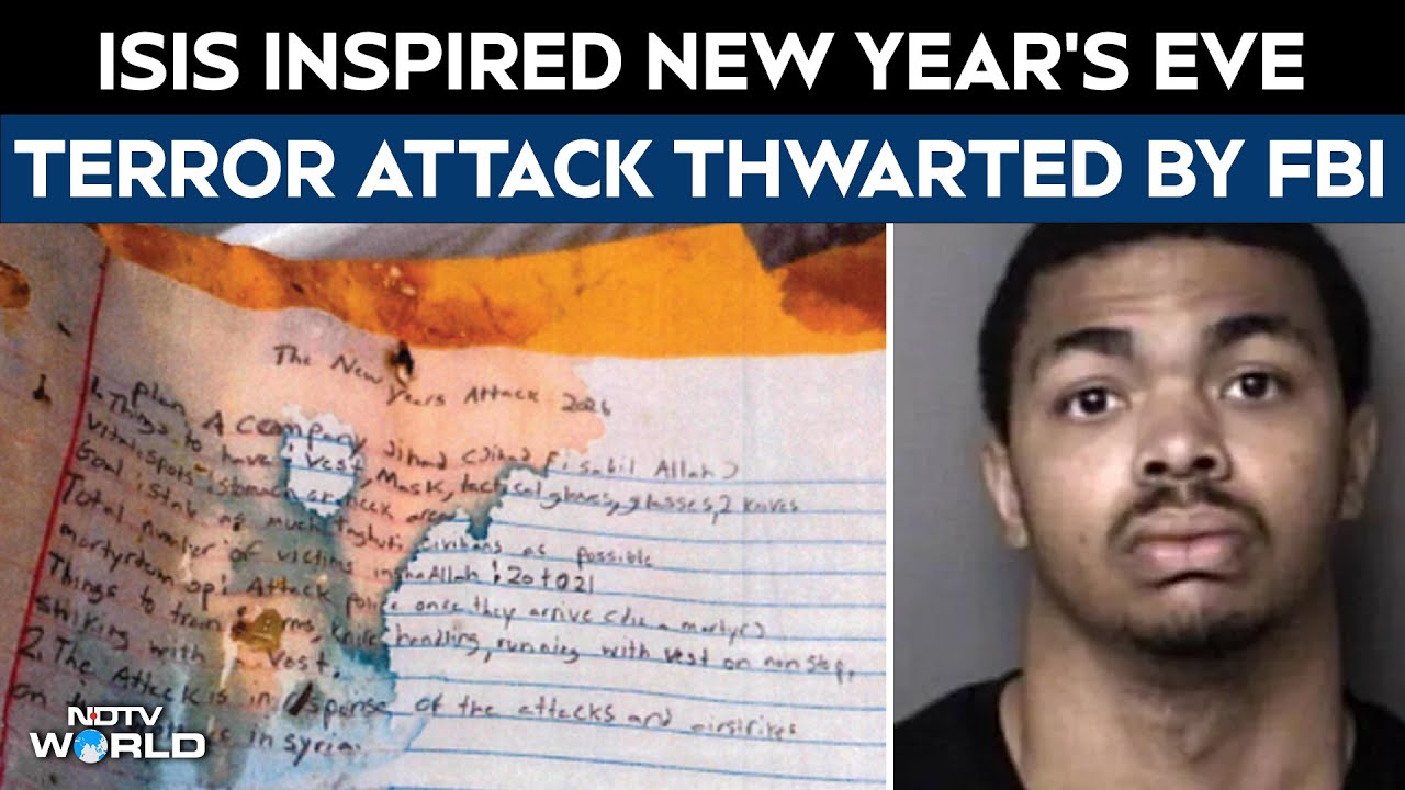 US News | FBI Thwarts New Year's Eve Attack Plan Inspired By Islamic State Group