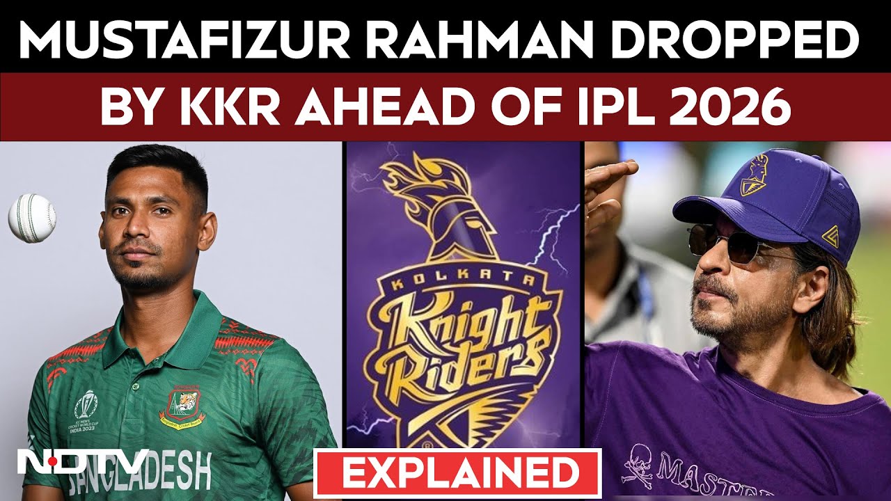 IPL 2026 | Mustafizur Rahman Dropped By KKR Ahead Of Upcoming IPL Season After BCCI Intervention