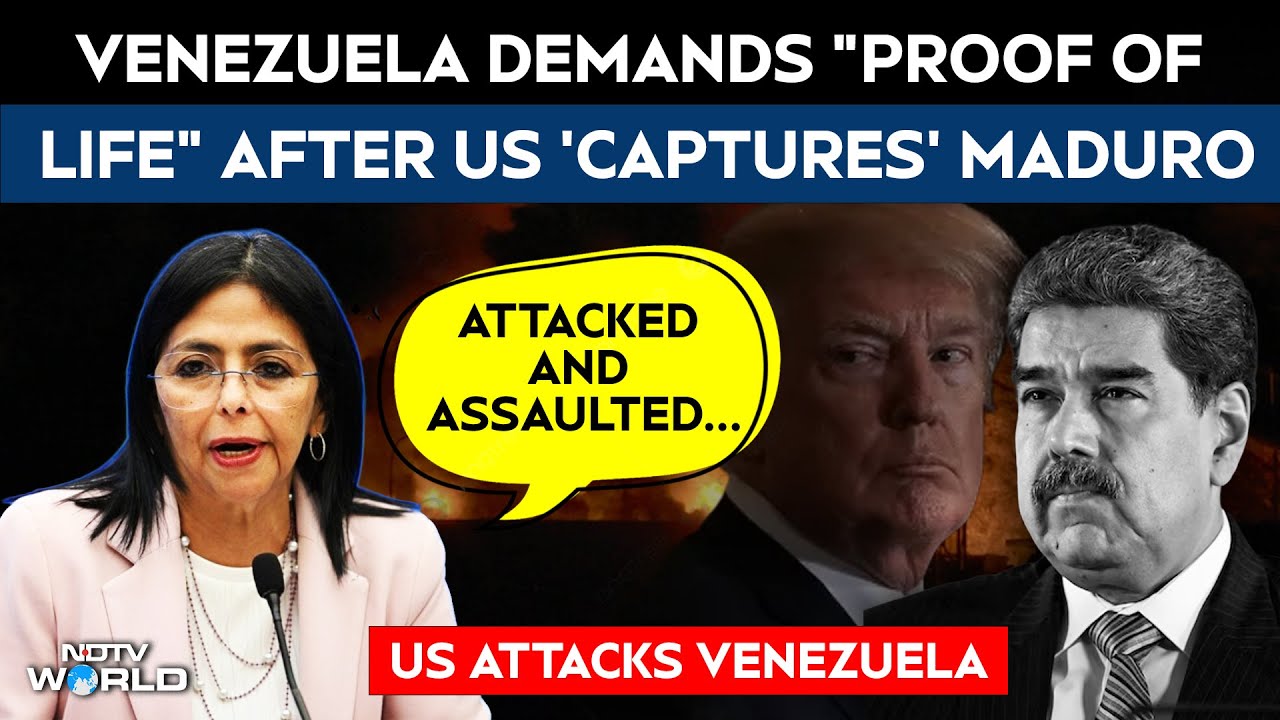Venezuela Demands "Proof Of Life" As US President Trump Says Maduro Captured, Flown Out