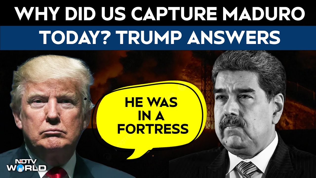 Trump Says US Troops Captured Maduro From A 'Fortress' | Madura Venezuela News