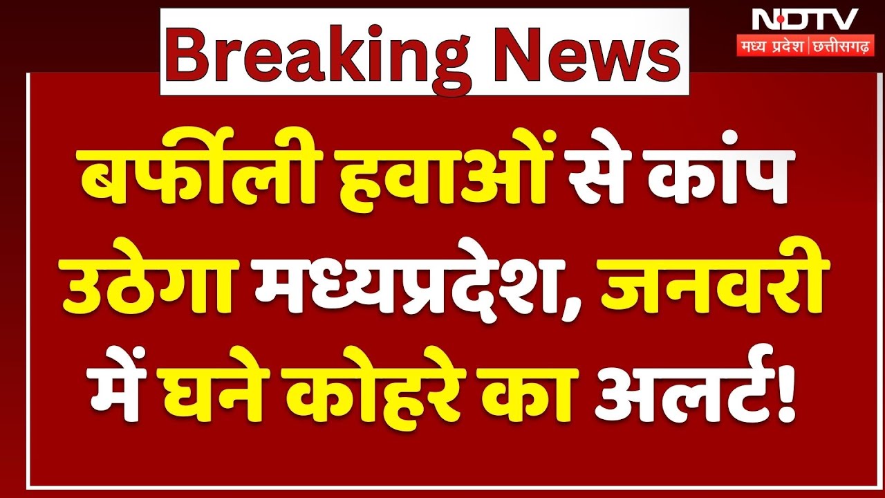 MP Weather Alert: कड़ाके की ठंड के बीच घने कोहरे का अलर्ट!| Breaking | Cold Wave | Winter | Top News