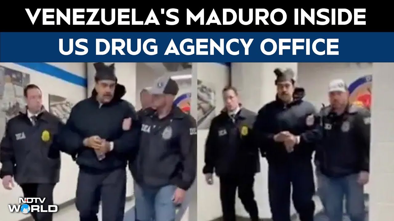 US News Today | Video: Venezuela's Captured President Maduro Inside US Drug Agency Office