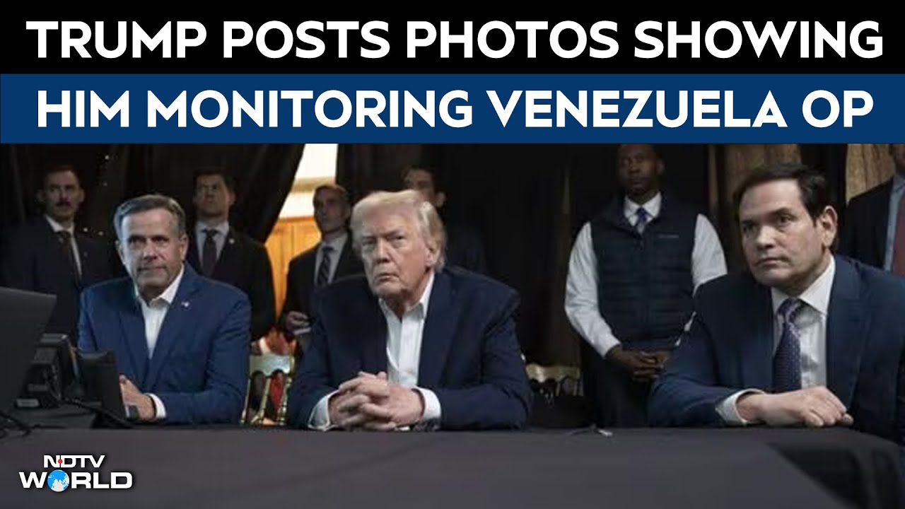 Trump News Today | White House Photos Show Trump Monitoring Venezuela Operation