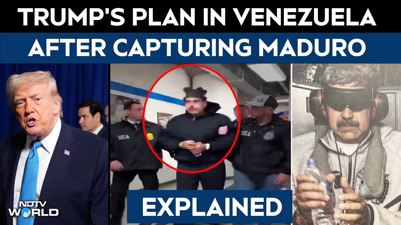 Explained: Trump's Plan In Venezuela After Capturing Nicolas Maduro