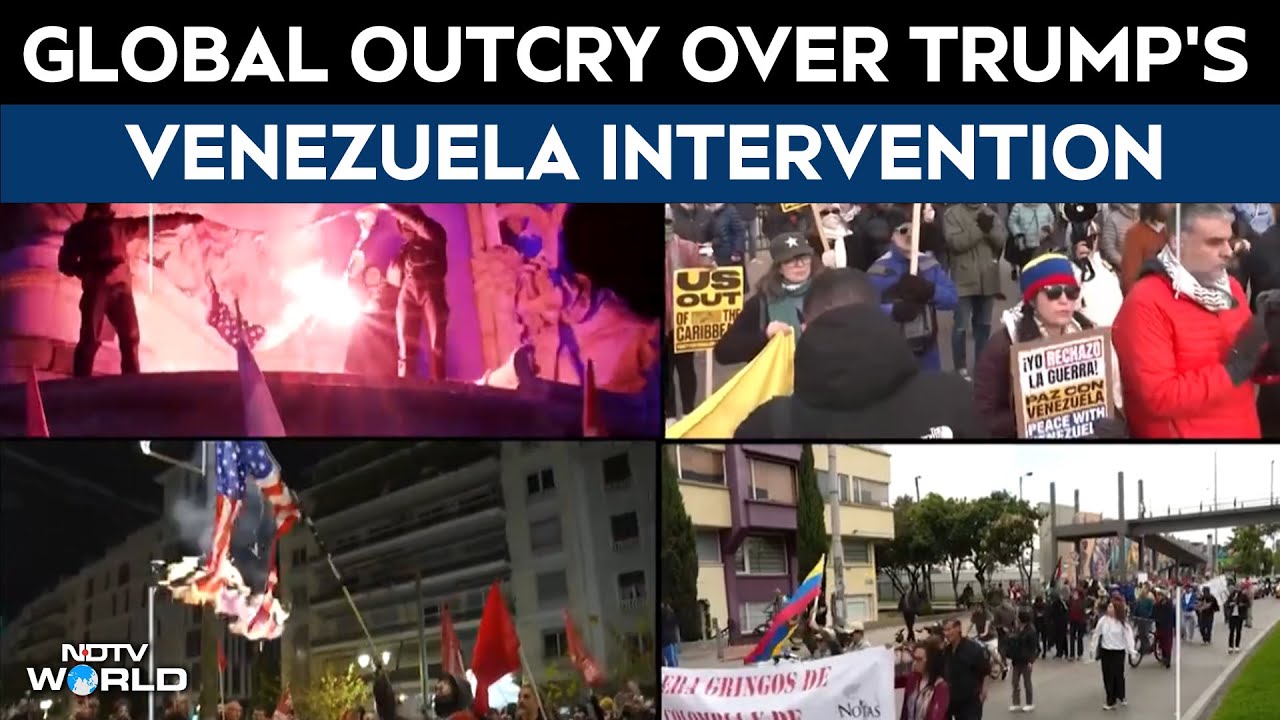 Global Outcry Over Trump's Venezuela Intervention Intensifies, Protests In Paris, Rome & Athens