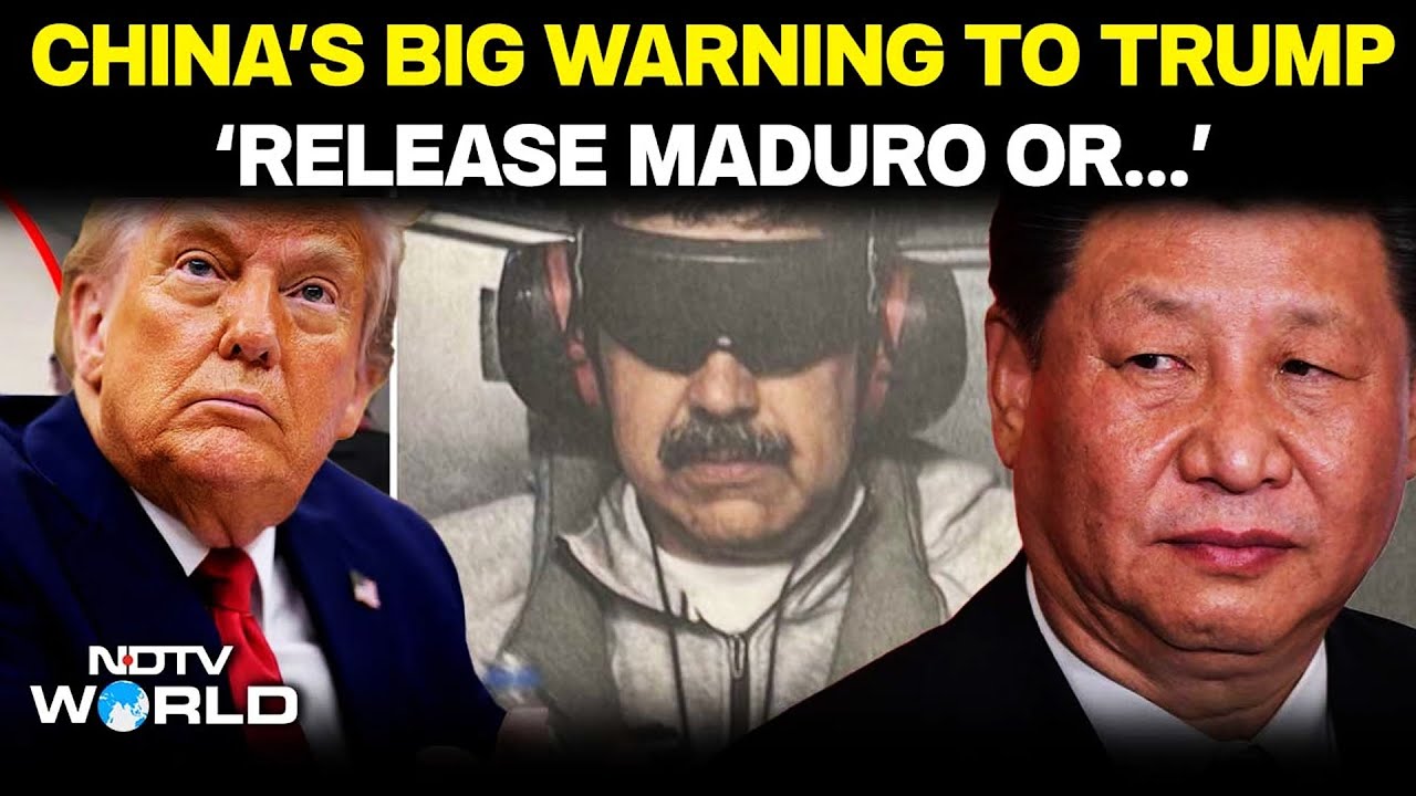 China's Big Warning To Trump, 'Release Maduro, Wife, Or...' | Xi Jinping