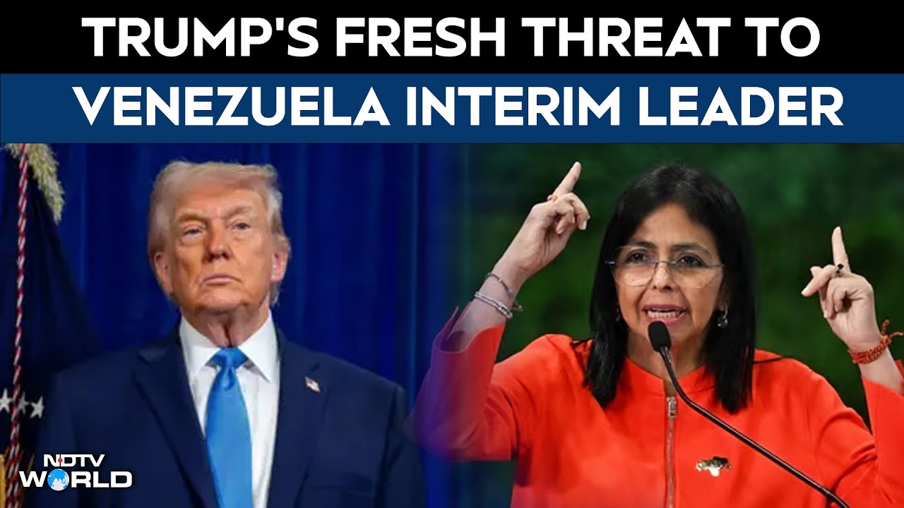 Venezuela News | 'Do What's Right or...': Trump's Fresh Threat To Venezuela Interim Leader