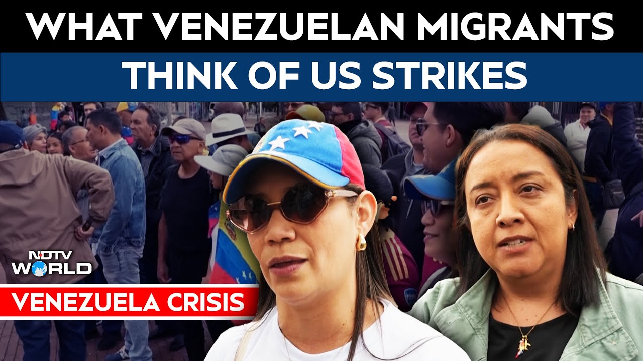 Venezuelan Migrants In Colombia Call For Trump-led Transition After US Strike: "Trump Will Lead"