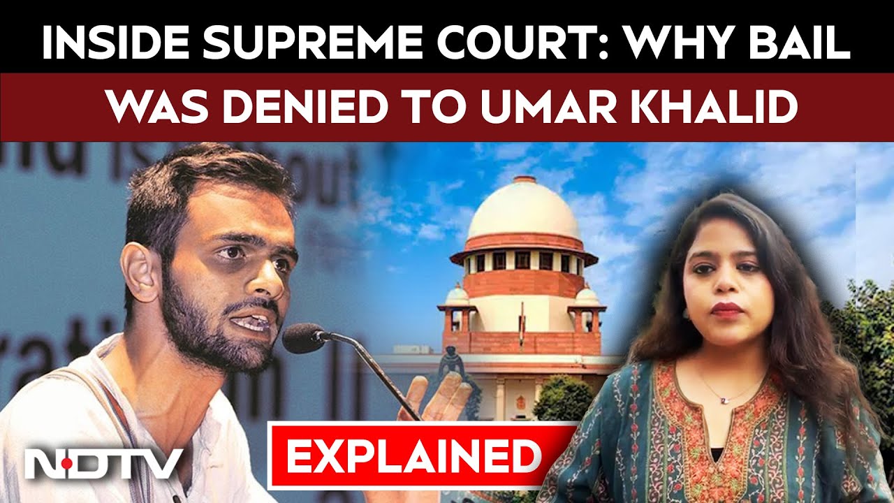 Umar Khalid Bail News | Inside Supreme Court: Why Bail Was Denied to Umar Khalid, Sharjeel Imam