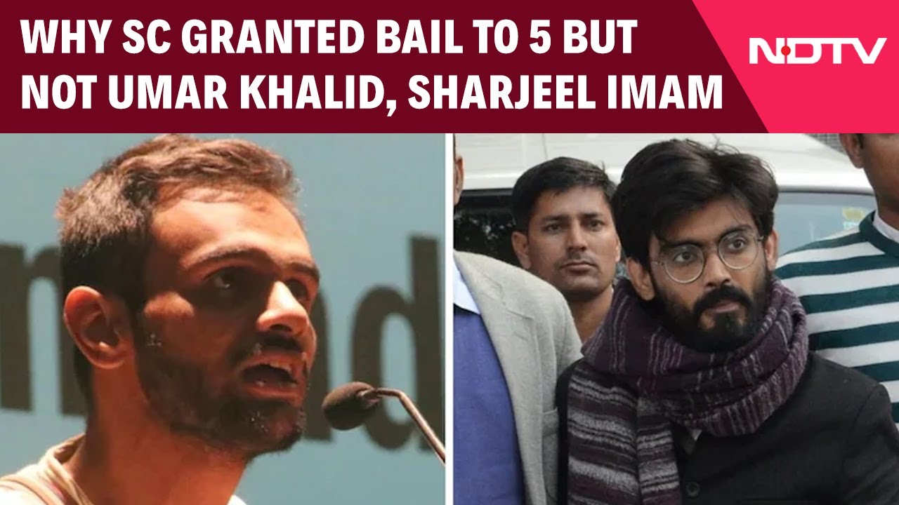 Why Supreme Court Granted Bail To 5 But Not Umar Khalid And Sharjeel Imam