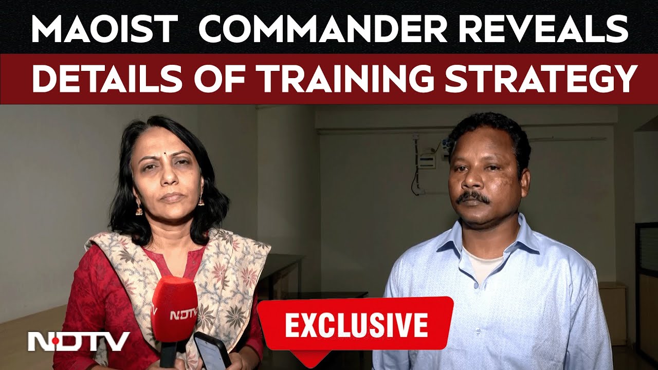 Telangana News | Burse Sukka, Top Maoist Commander Surrenders, Reveals Training Strategy
