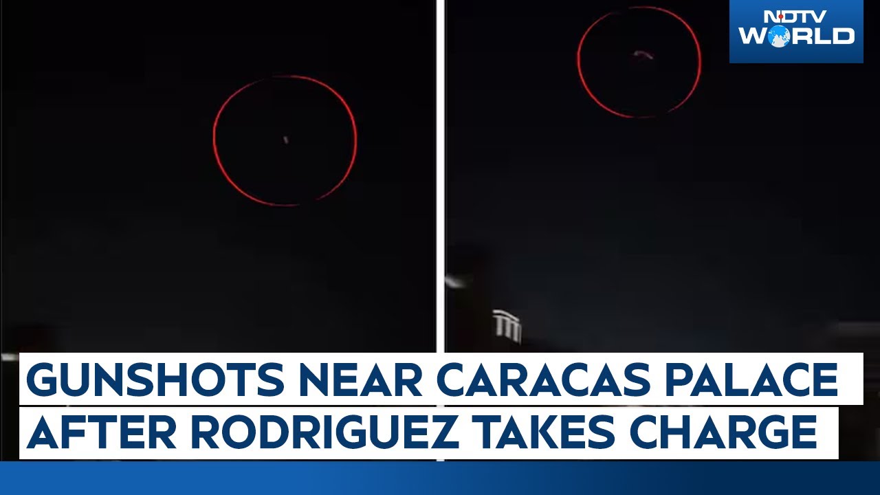 Venezuela News | Shots Fired Near Venezuela Presidential Palace Hours After Delcy Rodriquez Sworn In