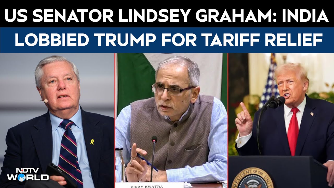 Trump Tariffs News | US Senator Lindsey Graham Says India Lobbied Trump for Tariff Relief