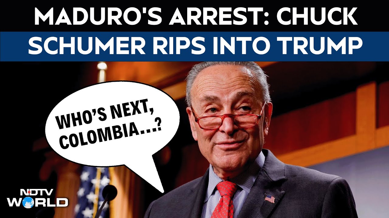 Venezuela Crisis | "What The Hell Does Donald Trump...": Chuck Schumer Rips Into Trump Over Maduro