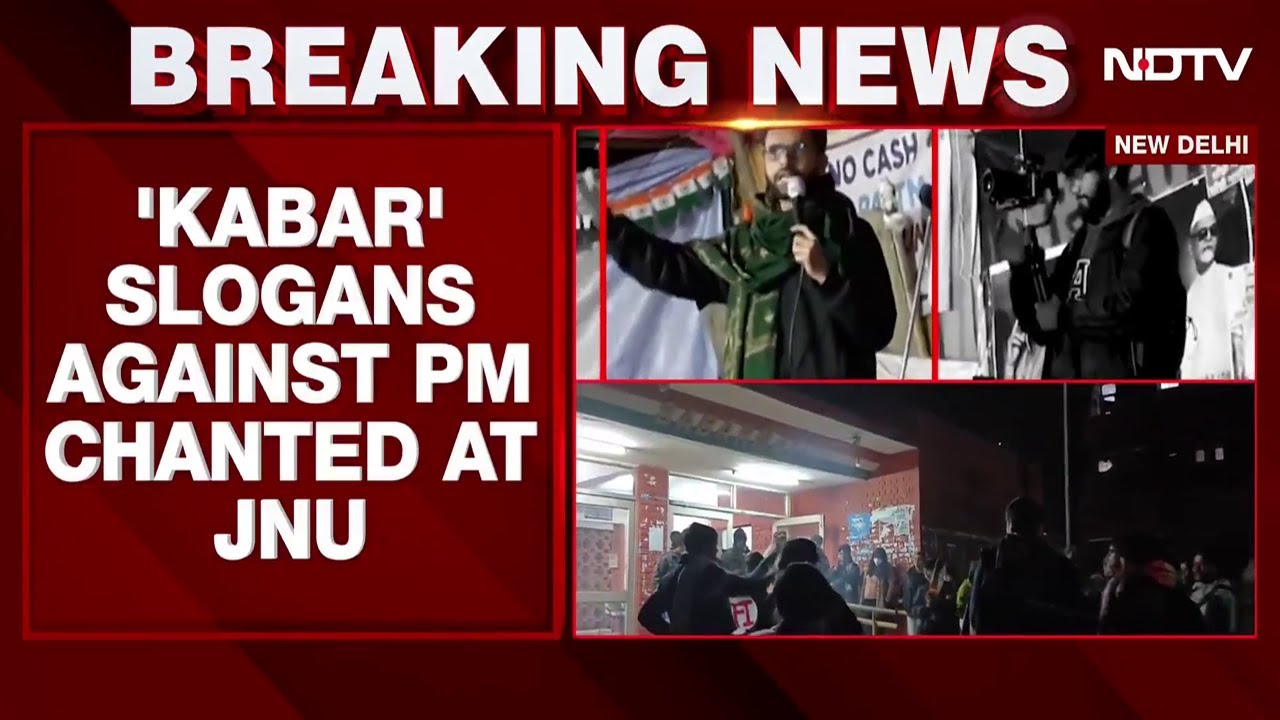 JNU Protest News | Slogans At JNU Threaten PM After No Bail To Umar Khalid, Sharjeel Imam