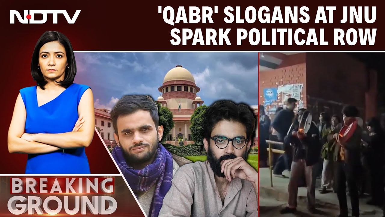 JNU News | 'Qabar' Slogans Spark Political Row After SC Denies Bail To Umar Khalid, Sharjeel Imam