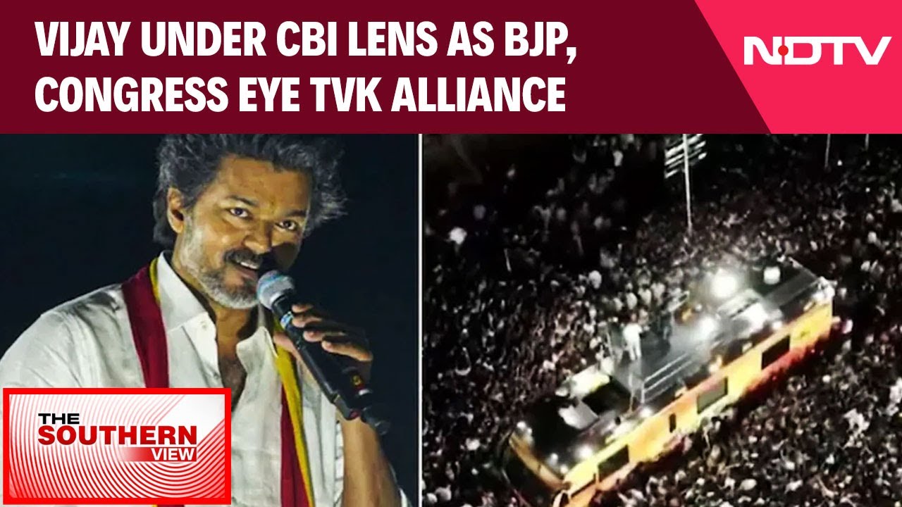 Vijay News | Vijay Under CBI Lens As BJP, Congress Eye TVK Alliance Ahead Of Assembly Elections