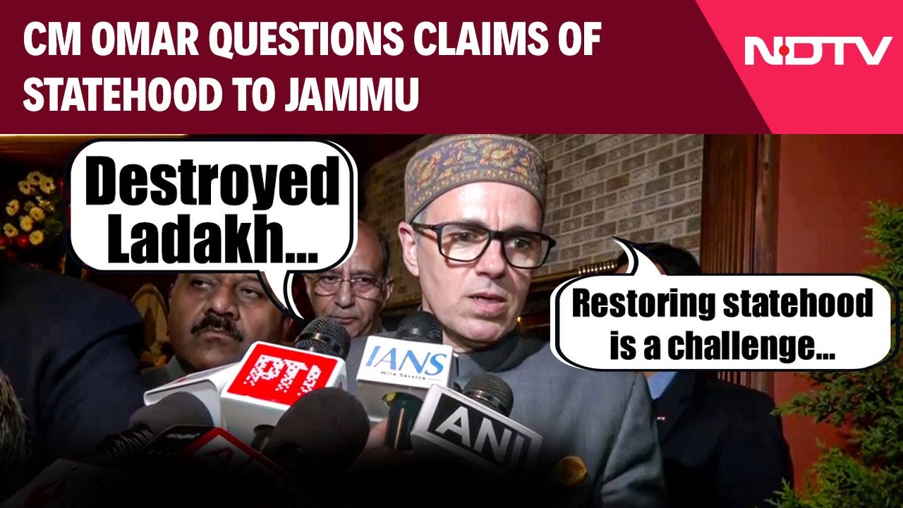 Jammu And Kashmir News | CM Abdullah Outlines Challenges Facing J&K: 'They Couldn't Handle Ladakh'