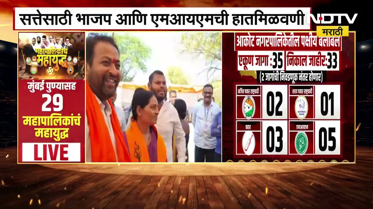 BJP MIM Alliance | अकोल्याच्या अकोटमध्ये नव्या राजकीय समीकरणांची नांदी, भाजप एमआयएम एकत्र?