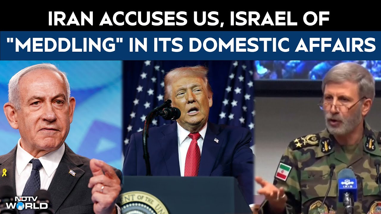 Iran's Army Commander Accuses US, Israel Of "Meddling" In Its Domestic Affairs Amid Protests