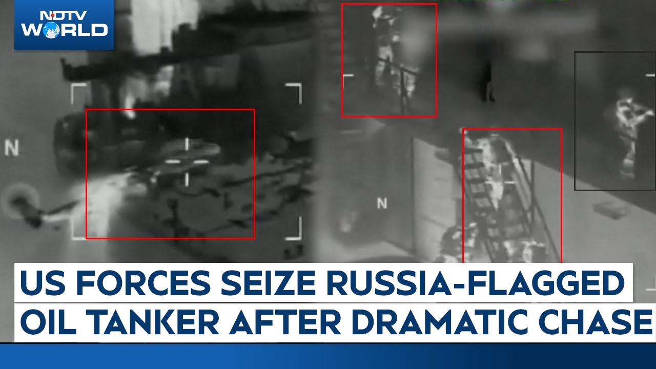 US Captures Russia-Flagged Oil Tanker In Atlantic After Dramatic Chase