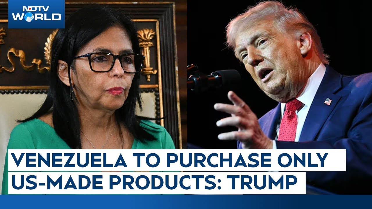 Venezuela Oil News | Venezuela To Purchase Only US-Made Products Under Oil Deal: Trump