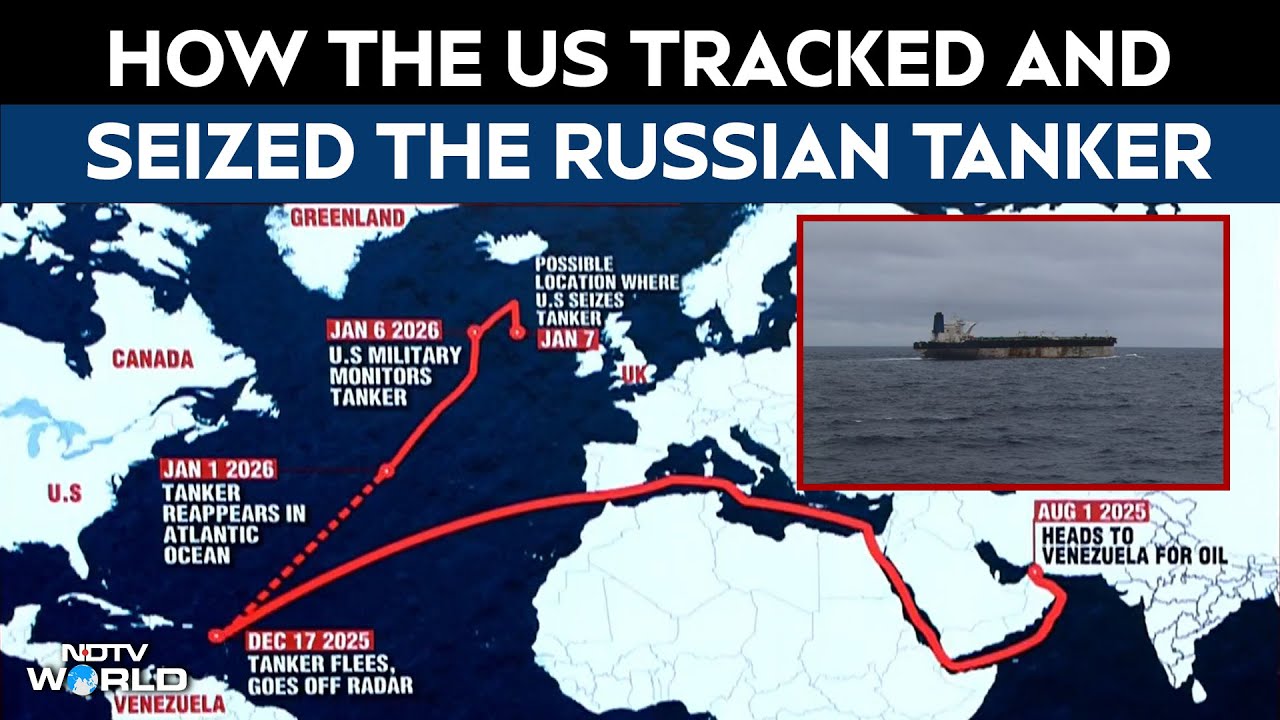 Russian Oil Tanker | Gone Dark, Renamed, Rerouted, How The Russian Oil Tanker Was Tracked and Seized