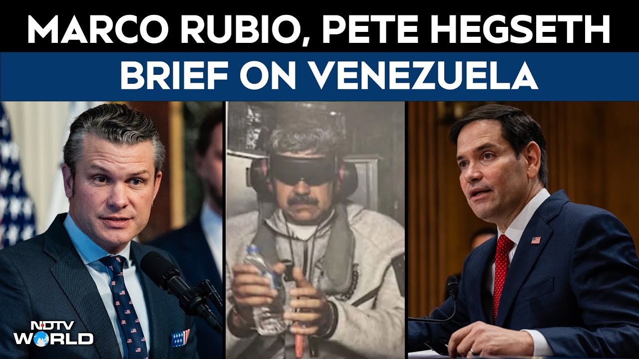 US Attacks Venezuela | Marco Rubio, Pete Hegseth Brief House And Senate ...