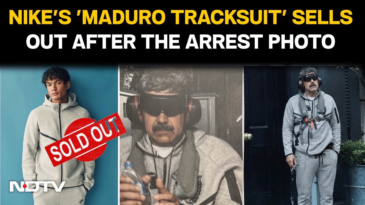 Venezuela News | Maduro's Nike Tracksuit Sold Out Hours After His Handcuffed Pics Go Viral